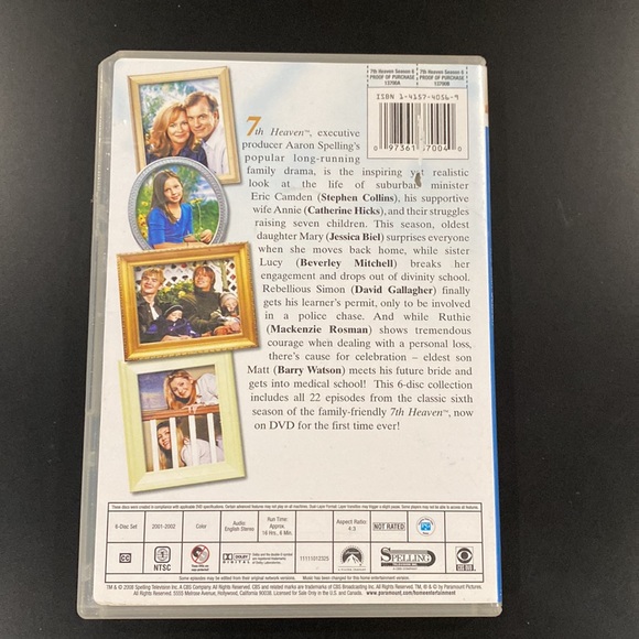 7th Heaven - The Complete Sixth Season - Picture 2 of 10